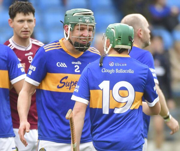 Happy Clough/Ballacolla faces after they overcame Ballinakill in extra time of their SHC semi-final Photo Denis Byrne