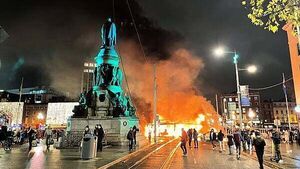 Man (22) jailed for role in an attack on sergeant during Dublin riots
