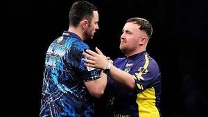 Luke Littler sets up World Grand Prix final showdown with Luke Humphries Luke Littler sets up World Grand Prix final showdown with Luke Humphries