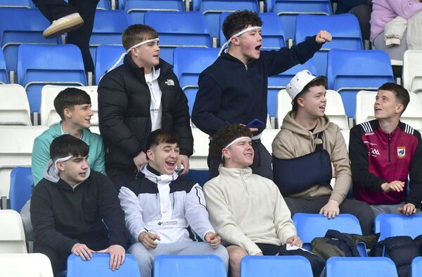 Courtwood supporters in full voice Photo: Denis Byrne Courtwood supporters in full voice Photo: Denis Byrne