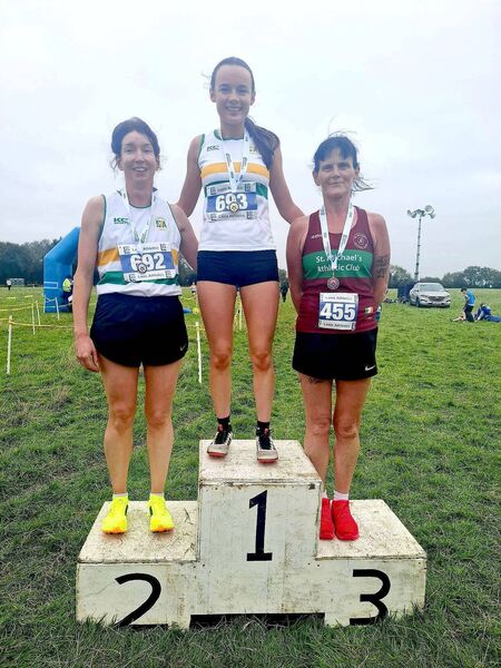 Audrey Byrne winner of the Intermediate race with Deirdre Delaney in second
