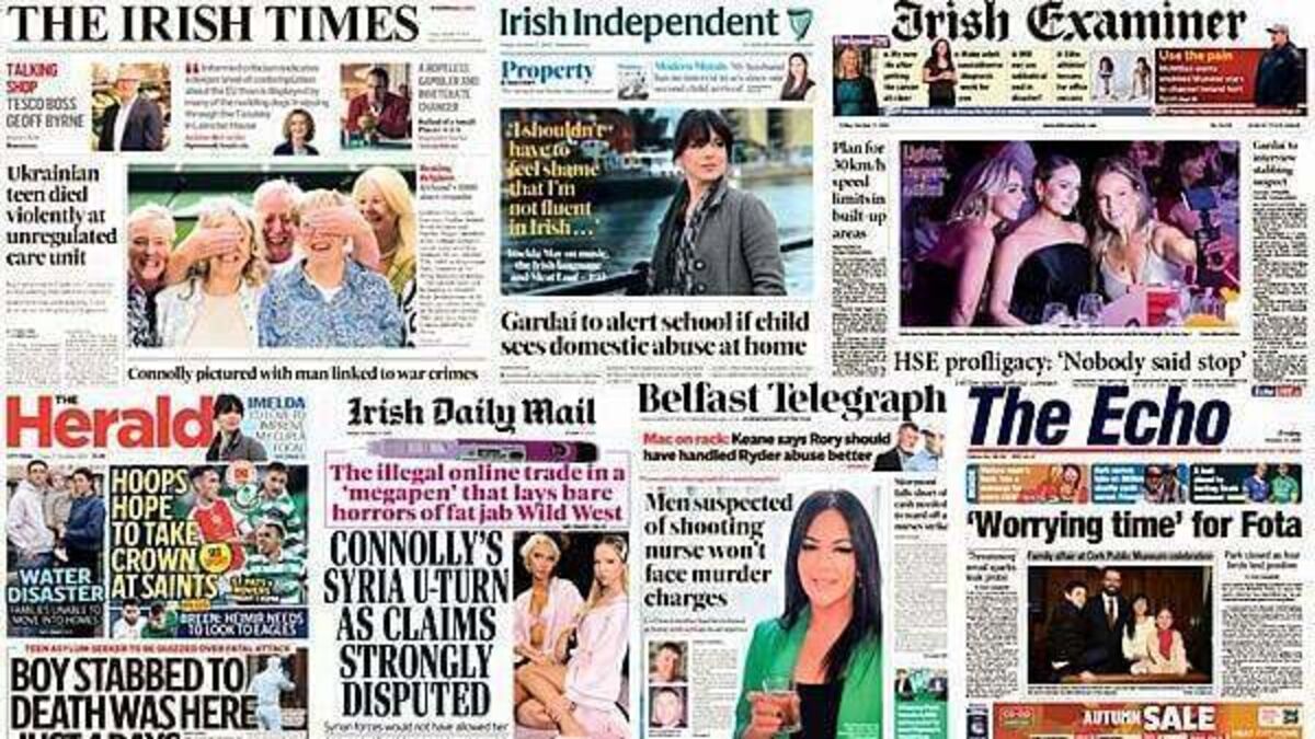 What the papers say: Friday's front pages