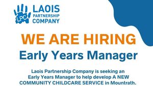 Laois Partnership Company to open new childcare service at Bloom HQ
