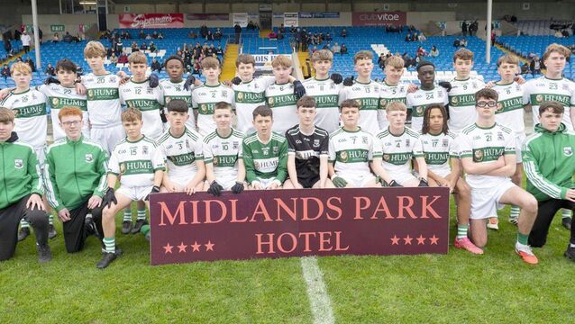 Portlaoise U/15 footballers who were crowned 'A' championship winners when getting the better of Mountmellick Parish Gaels on Saturday Photo: Denis Byrne <p>Portlaoise U/15 footballers who were crowned 'A' championship winners when getting the better of Mountmellick Parish Gaels on Saturday Photo: Denis Byrne</p>