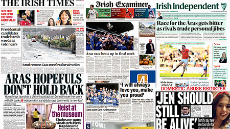 What the papers say: Monday's front pages