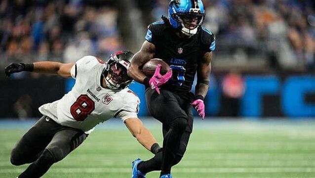 Jahmyr Gibbs runs for two touchdowns as Detroit Lions beat Tampa Bay Buccaneers