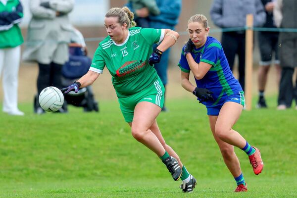 Killeshin full forward Ciara McDonald gets away from her marker Photo: Paul Dargan Killeshin full forward Ciara McDonald gets away from her marker Photo: Paul Dargan