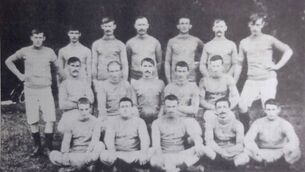 <p>An Abbeyleix football team from the 1920s</p>