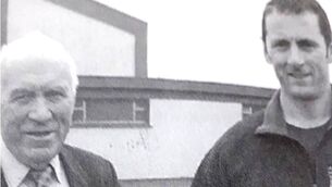 <p>Bill and John Bolton are the only father and son to have captained their club to senior football titles</p> <p>Bill and John Bolton are the only father and son to have captained their club to senior football titles</p>