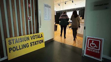 In pictures: Candidates, politicians, and the public vote in the presidential election