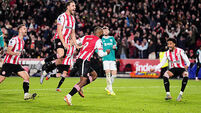 Liverpool’s Premier League title defence takes another hit after Brentford loss