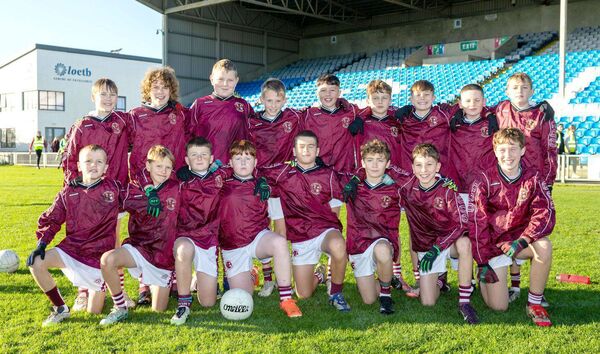 St Patrick's BNS Portarlington who lost out to Holy Family SS in the Buachaillí Roinn 1 Championship final in Laois Hire O'Moore Park Photo: Alf Harvey. St Patrick's BNS Portarlington who lost out to Holy Family SS in the Buachaillí Roinn 1 Championship final in Laois Hire O'Moore Park Photo: Alf Harvey.