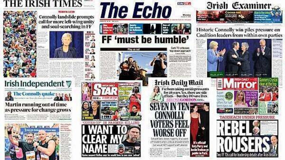 What the papers say: Monday's front pages