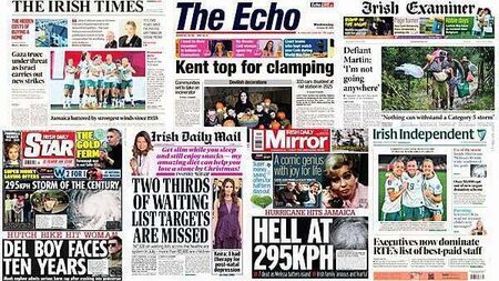 What the papers say: Wednesday's front pages
