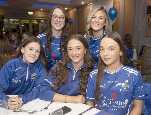 Niamh Heffernan, Ellen Fitzpatrick, Aisling Payne, Maeve McDonald and Aine Conroy Niamh Heffernan, Ellen Fitzpatrick, Aisling Payne, Maeve McDonald and Aine Conroy