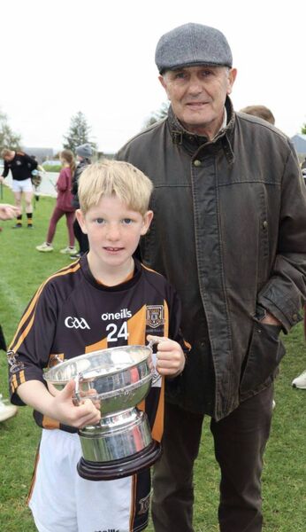 Joe Doran with grandson Eoin Doran Joe Doran with grandson Eoin Doran
