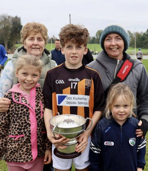 Ruairi Buckley with his family Ruairi Buckley with his family