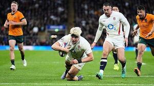Henry Pollock claims pivotal try as England pull away to beat Australia