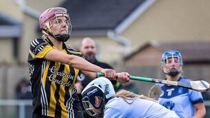 <p>Sarah Ann Fitzgerald was on fire for Camross scoring 2-8 ion the defeat of Clonkill ion the Leinster Camogie Club Intermediate Championship quarter-final on Sunday Photo: Alf Harvey</p>