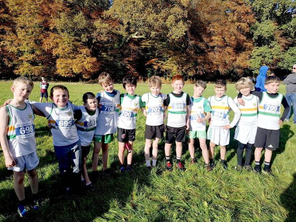 Boys U/10 who took part in the Development Races in Emo