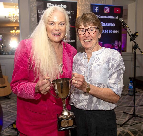 Eimear Barry and Trish Nichols who received the Test Triathlon Trophy Eimear Barry and Trish Nichols who received the Test Triathlon Trophy