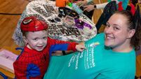 Matthew (4) the star at Laois fundraiser for children's hospital