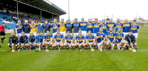 Clough/Ballacolla comfortably saw off the Naas challenge at Laois Hire O'Moore Park on Sunday to advance to the Leinster Senior Club Hurling Championship quarter-final Photo Denis Byrne