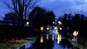 <p>The flooded road between Coolrain and Camross </p>