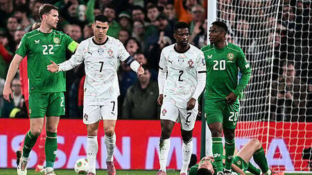 Piers Morgan accuses Dara O'Shea of diving for Cristiano Ronaldo red card