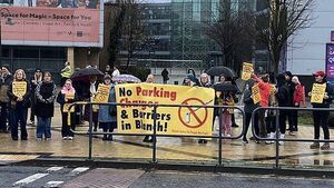 Residents protest proposed charges and barriers for Blanchardstown Centre car parks
