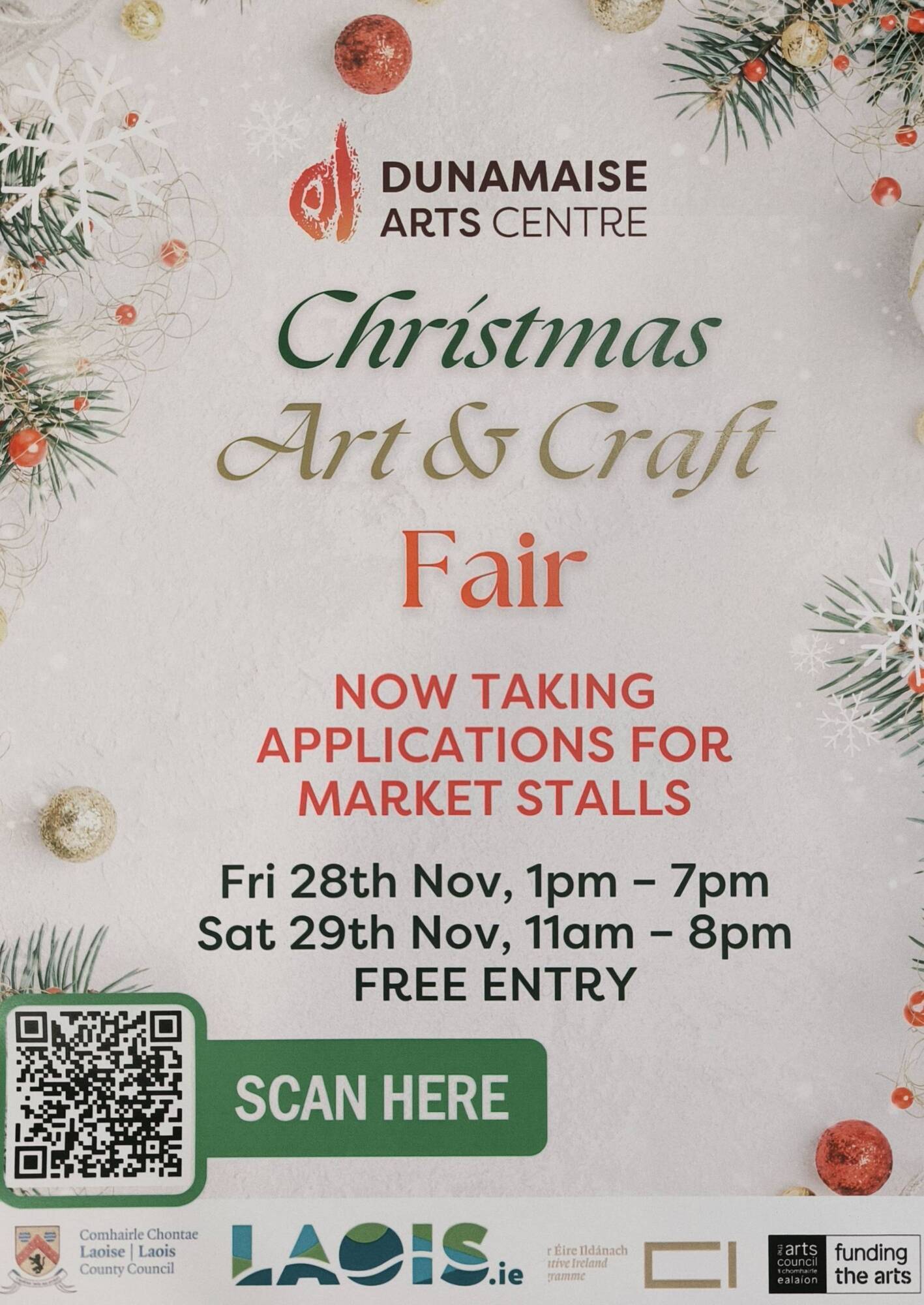 Christmas Market at Dunamaise Arts Centre promises to be bigger and better  - News - Laois Nationalist