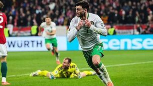 Jamie Donley scores his first Northern Ireland goal to seal win over Luxembourg