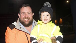 <p>Michael and Jack O'Gorman having fun at the Tug of War fundraiser organised by Mountmellick Macra. Photo: Denis Byrne</p> <p>Michael and Jack O'Gorman having fun at the Tug of War fundraiser organised by Mountmellick Macra. Photo: Denis Byrne</p>