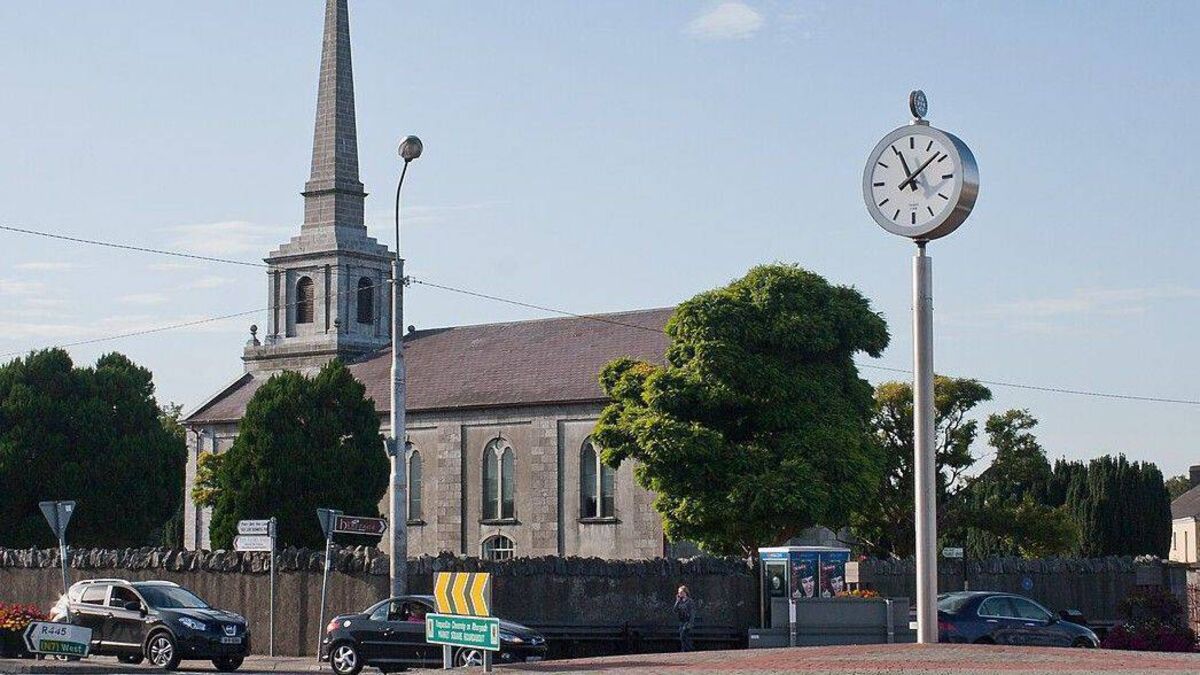 It's always 5.45pm in Portlaoise square
