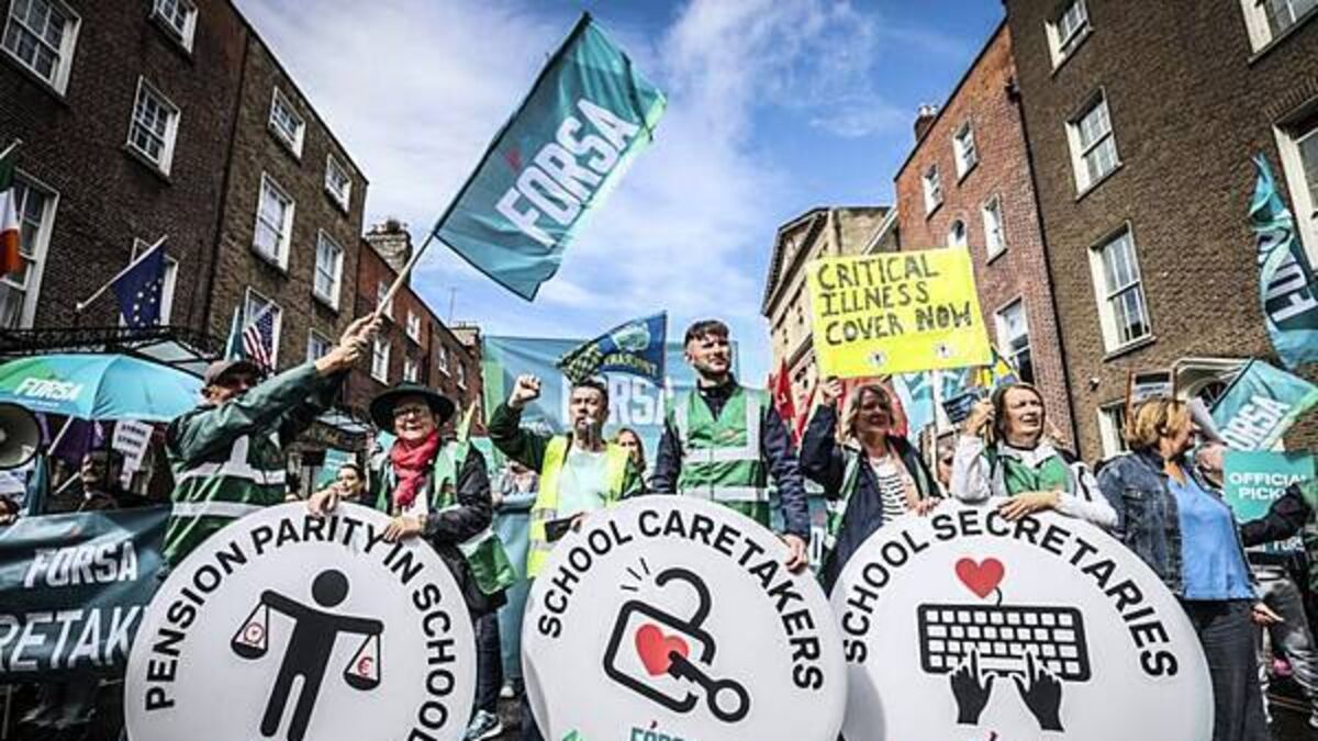 Fórsa says further strikes 'cannot be ruled out' as school staff pension talks collapse