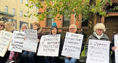 Police to review evidence gathered at Palestine Action protests in NI