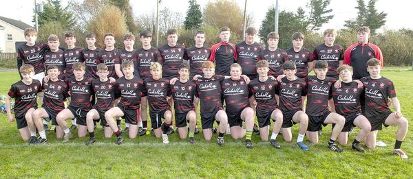 Portlaoise CBS who lost out narrowly to Scoil Mhuire Clane in the South Leinster PPS Junior Hurling 'C' Shield final at LOETB Centre of Excellence on Friday Photo: Denis Byrne Portlaoise CBS who lost out narrowly to Scoil Mhuire Clane in the South Leinster PPS Junior Hurling 'C' Shield final at LOETB Centre of Excellence on Friday Photo: Denis Byrne
