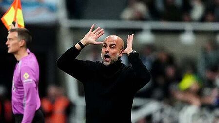 Pep Guardiola ’embarrassed and ashamed’ of cameraman confrontation at Newcastle