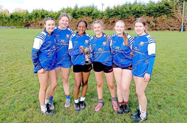 Happy days for these Mountmellick CS girls