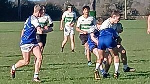 Dominant display sees Mountmellick CS march into rugby semi-final
