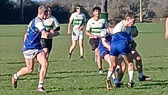 Dominant display sees Mountmellick CS march into rugby semi-final