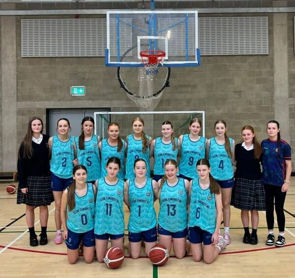 Scoil Chríost Rí Portlaoise U/16 'A' basketball team who will play Pres Kilkenny in the East Regional final Scoil Chríost Rí Portlaoise U/16 'A' basketball team who will play Pres Kilkenny in the East Regional final