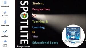 Dunamase College/Coláiste Dhún Másc Chosen to Participate in SPOTLITE Student Voice Programme.
