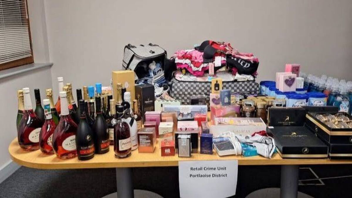 Portlaoise gardaí seize stolen goods worth over €3,000