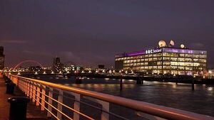 Staff evacuated after fire at BBC Scotland building
