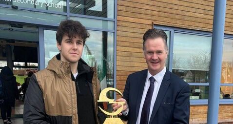 Laois student wins Top Award in the Country for Engineering project