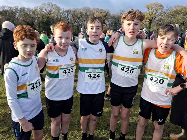 The Boys U/13 team who competed strongly in Stradbally Hall