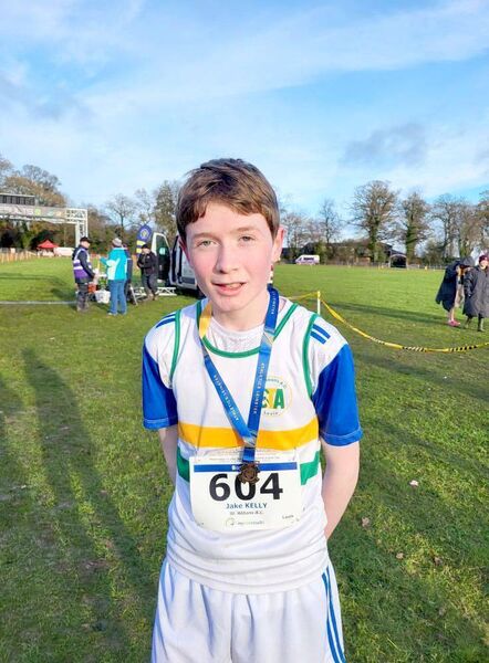 Jake Kelly won an individual medal for his efforts in Stradbally