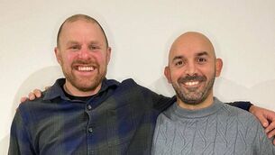 <p>Climate Ambassador Outstanding Achievement winners Brian Meredith and Vito Romito, Laois</p>