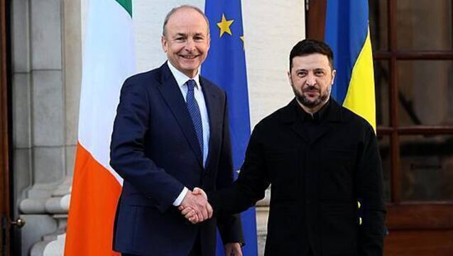 Taoiseach rejects Russian ambassador’s criticism of Zelenskiy visit